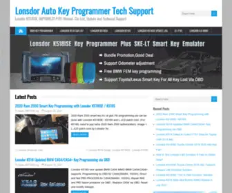 Lonsdor.org(Lonsdor Tablet Auto Key Programmer Tech Support Blog) Screenshot