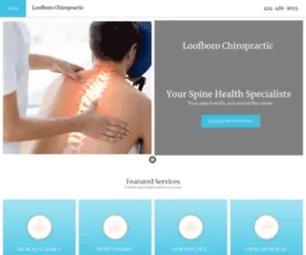 Loofborochiropractic.com(Loofboro Chiropractic providing chiropractic care. Dr. Butch Loofboro) Screenshot