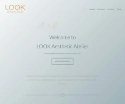 Lookaestheticatelier.com(LOOK Aesthetic Atelier) Screenshot