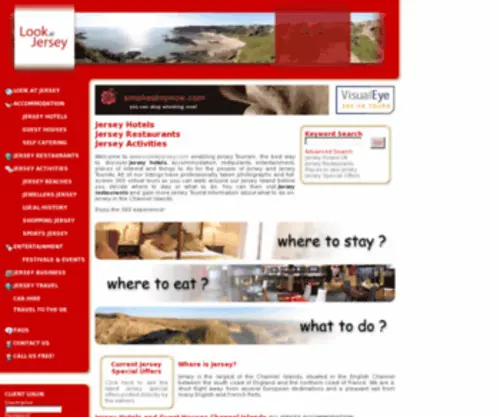 Lookatjersey.com(The Channel Islands) Screenshot