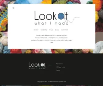 Lookatwhatimade.net(Passionate About Crochet) Screenshot