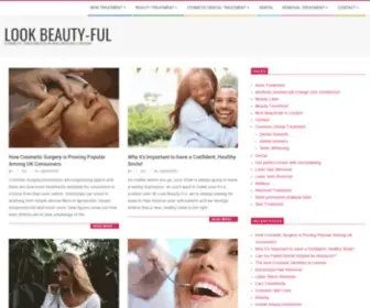 Lookbeauty.co.uk(Cosmetic treatments in and around London) Screenshot