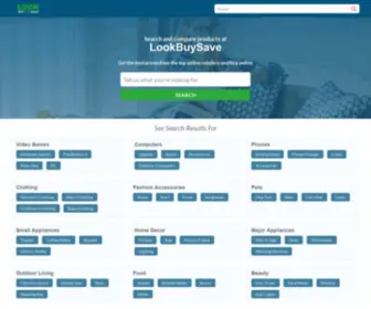 Lookbuysave.com(LookBuySave) Screenshot