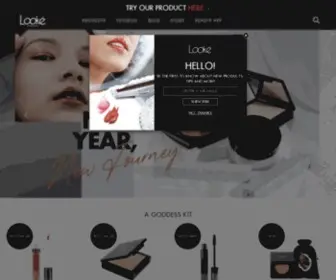 Lookecosmetics.com(Looké Cosmetics) Screenshot