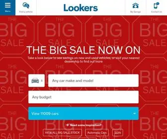 Lookers.co.uk(New and Used Cars for Sale Across the UK) Screenshot