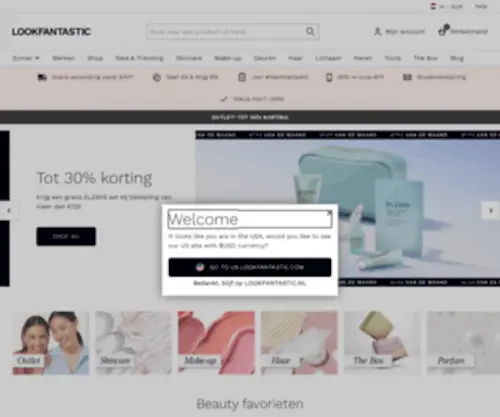 Lookfantastic.nl(LOOKFANTASTIC Nederland) Screenshot