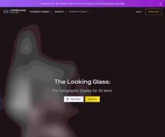 Lookingglassfactory.com(The Looking Glass) Screenshot