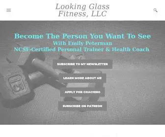 Lookingglassfitness.com(Emily Peterman) Screenshot