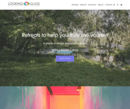 Lookingglassretreat.com(Lookingglassretreat) Screenshot
