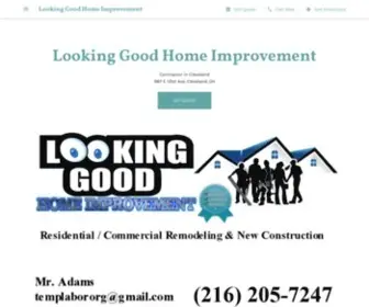 Lookinggoodhomeimprovement.com(Looking Good Home Improvement) Screenshot