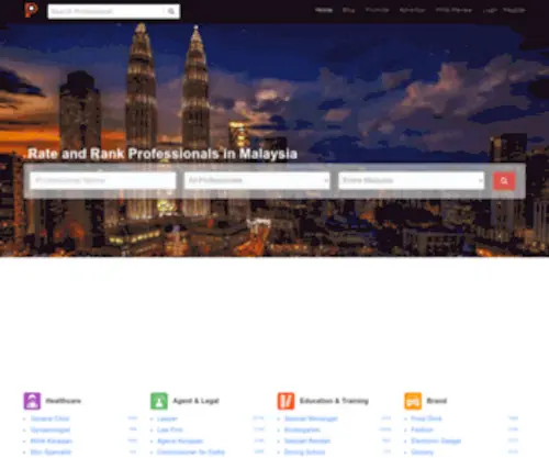Lookp.com(Reviews for Professional in Malaysia) Screenshot