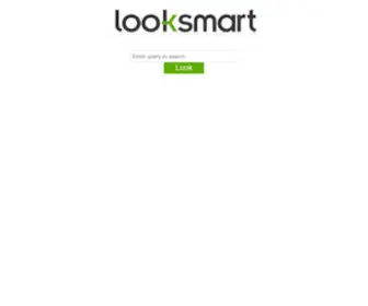Looksmart.com(Web Search) Screenshot