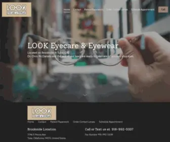 Looktulsa.com(Look-eyecare-eyewear) Screenshot