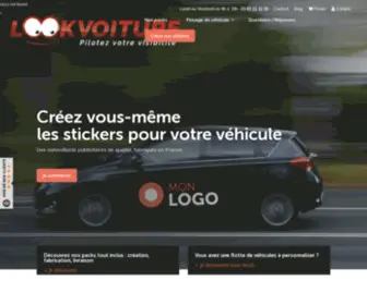 Lookvoiture.com(Commandez vos stickers personnalisés pour votre véhicule) Screenshot