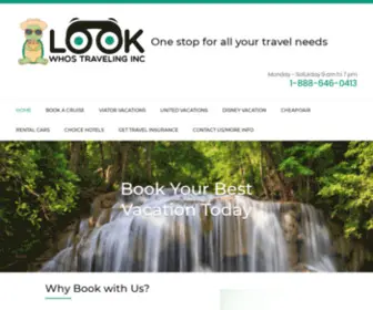 Lookwhostravelinginc.com(Exotic Caribbean & Open Cruises Serving Cozumel & Belize) Screenshot