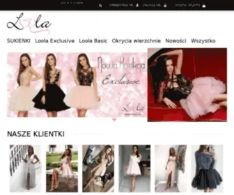 Loola.pl(Sklep z sukienkami) Screenshot
