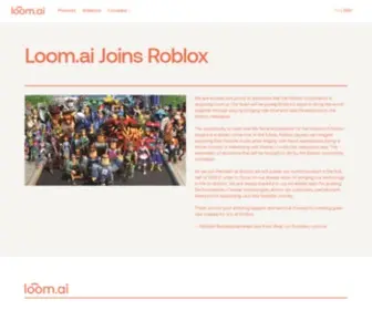 Loomai.com(Real-time 3D Avatars for Enterprise) Screenshot