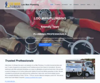 Loomanplumbing.com.au(The Home of Loo Man Plumbing) Screenshot