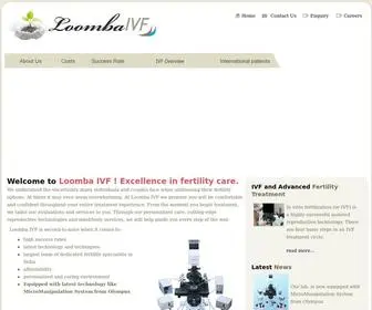 Loombaivf.com(IVF India) Screenshot