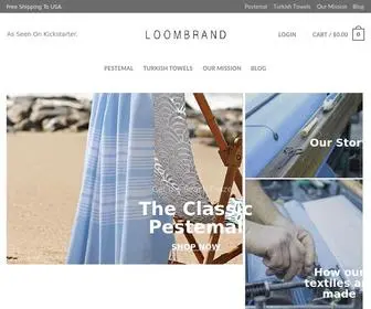 Loombrand.com(The #1 Turkish Towel & Pestemal Store) Screenshot