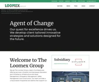 Loomex.ca(The Loomex Group) Screenshot