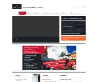 Loomis.es(Soluciones innovadoras para la gestión de efectivo) Screenshot