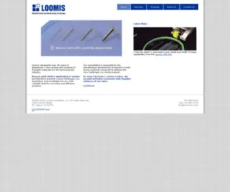 Loomisinc.com(Loomis Industries) Screenshot