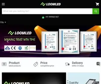 Loomled.com(Create an Ecommerce Website and Sell Online) Screenshot