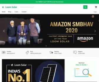 Loomsolar.com(Buy solar Panels from 10 watts) Screenshot