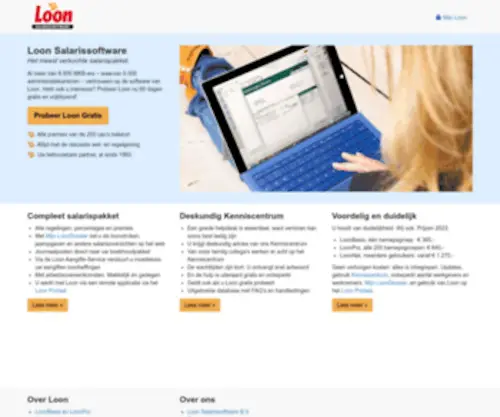 Loon.nl(Loon salarissoftware) Screenshot