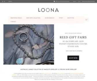 Loona.com.au(Marcasite Jewellery) Screenshot