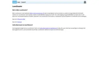 Loondossier.nl(Home LoonDossier) Screenshot