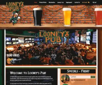 Looneyspubmd.com(Looney's Pub of Maryland) Screenshot