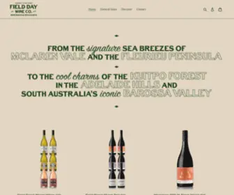 Looniewineco.com(Field Day Wine Co) Screenshot