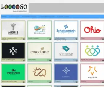 Loooogo.com(Logo inspiration) Screenshot