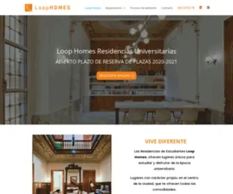 Loop-Homes.com(Loop Homes Residencias Universitarias) Screenshot