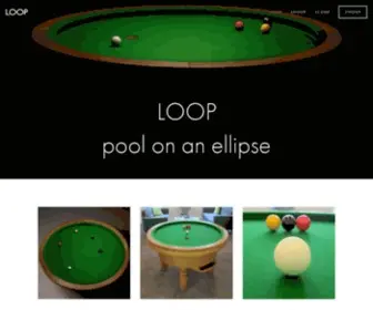 Loop-THE-Game.com(Loop is elliptical pool: pool on an ellipse) Screenshot