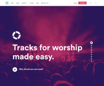 Loopcommunity.com(MultiTracks for Worship Leaders) Screenshot