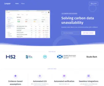 Looper.design(AI-powered carbon impact calculator) Screenshot