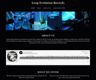 Loopevolutionrecords.com(Sound Recording Studio) Screenshot