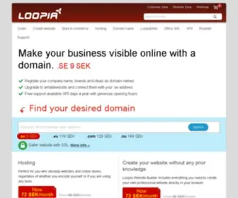 Loopiadns.com(The website is being configured) Screenshot