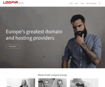 Loopiagroup.com(Loopia Group) Screenshot