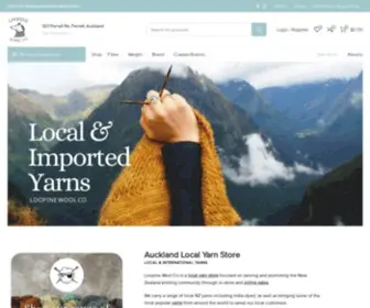 Loopinewool.com(Your Local Yarn Store) Screenshot