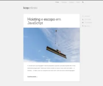 Loopinfinito.com.br(Web na crista da onda) Screenshot