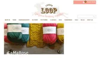 Loopknitting.com(Loop Yarn Shop) Screenshot