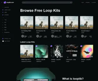 Looplib.com(Free Loop Kits & Sample Packs) Screenshot