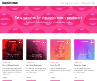 Looplicious.com(Looplicious by Mandy Jones) Screenshot