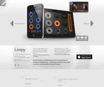 Loopyapp.com(The live looper app for iPhone and iPad) Screenshot
