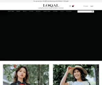 Looqal.com(Sustainable and Ethical Fashion) Screenshot