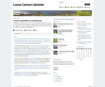 Loosecannonlibrarian.net(Loose Cannon Librarian) Screenshot
